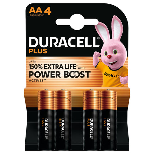 DURACELL PLUS POWERBOOST STILO AA - BL 4 PZ