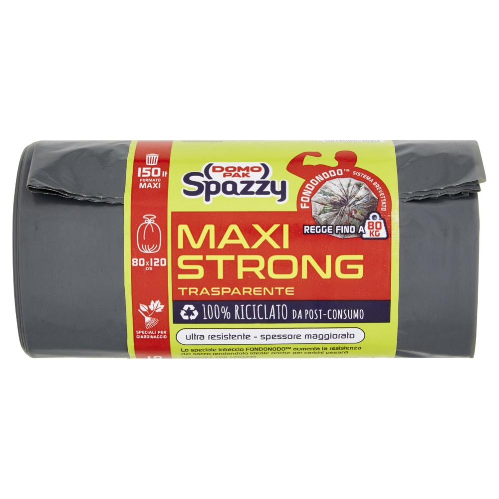 DOMOPAK MAXI STRONG 150LT CM 80X120 CONDOMINIALE TRASPARENTE FON