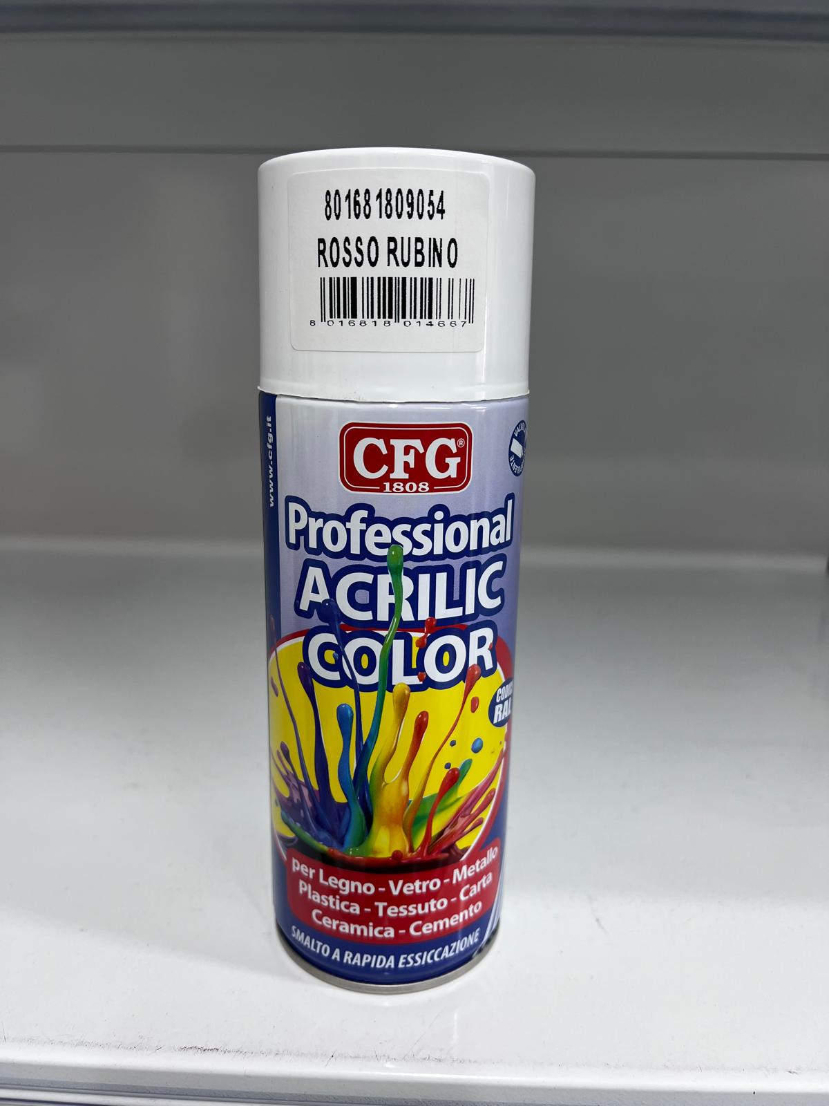 SMALTO ACRILICO ROSSO RUBINO RAL 3003 / 400 ML