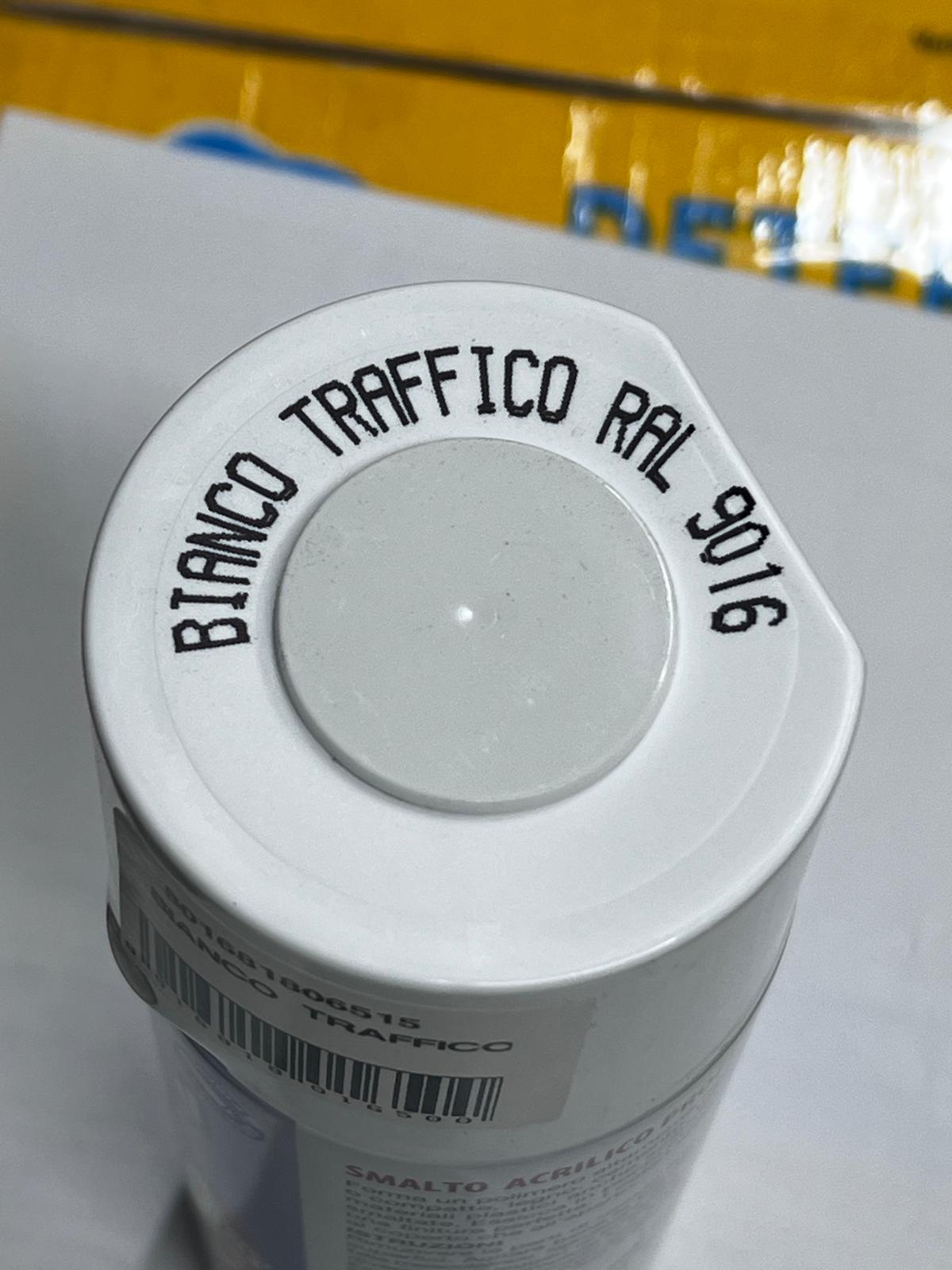 SMALTO ACRILICO BIANCO TRAFFICO RAL 9016 / 400ML