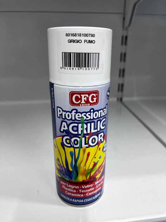 SMALTO ACRILICO GRIGIO FUMO RAL 7011 / 400 ML