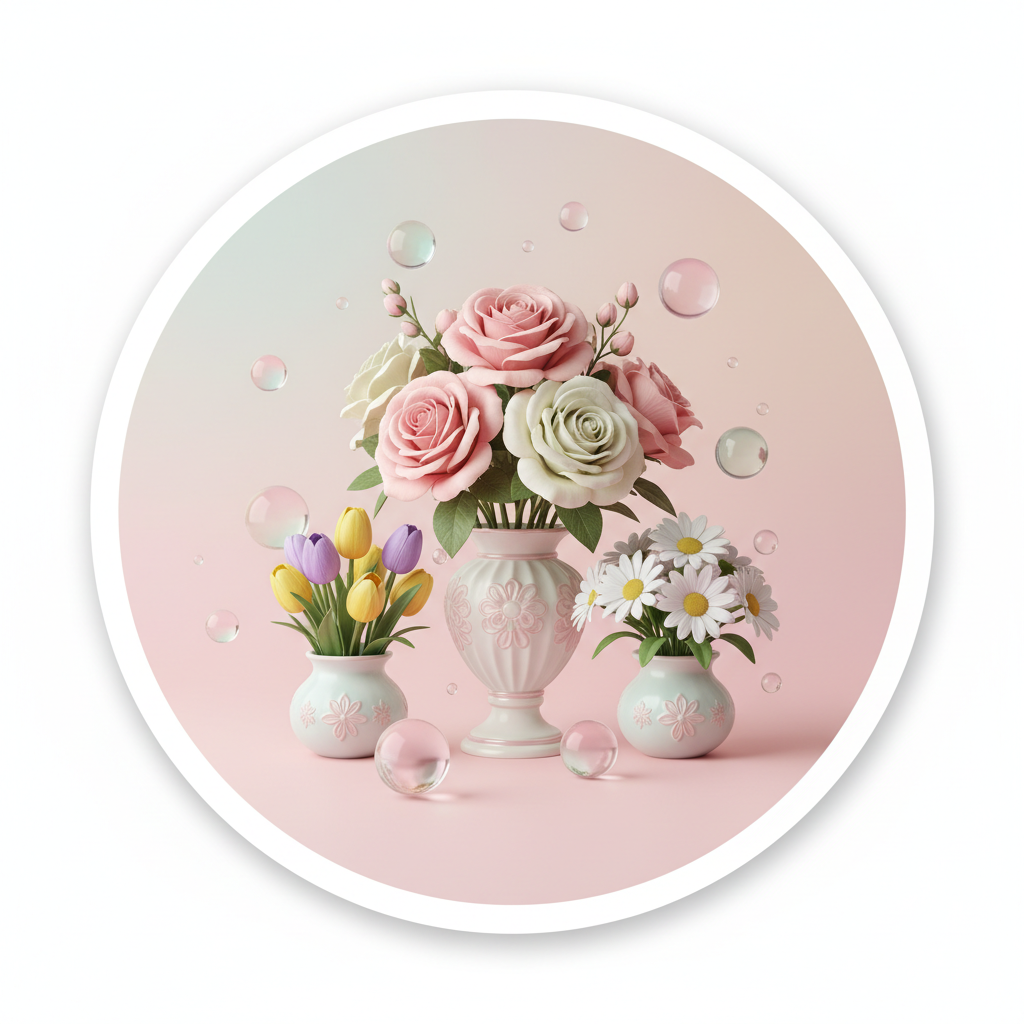 🌸 Fiori Finti & Vasi