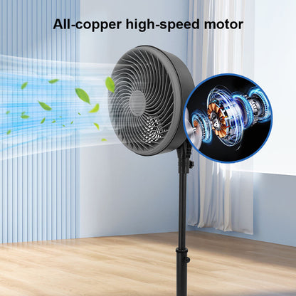VENTILATORE IBERIC NERO 3 VELOCITA' 230V/50HZ/90W/DIAM.26CM H106