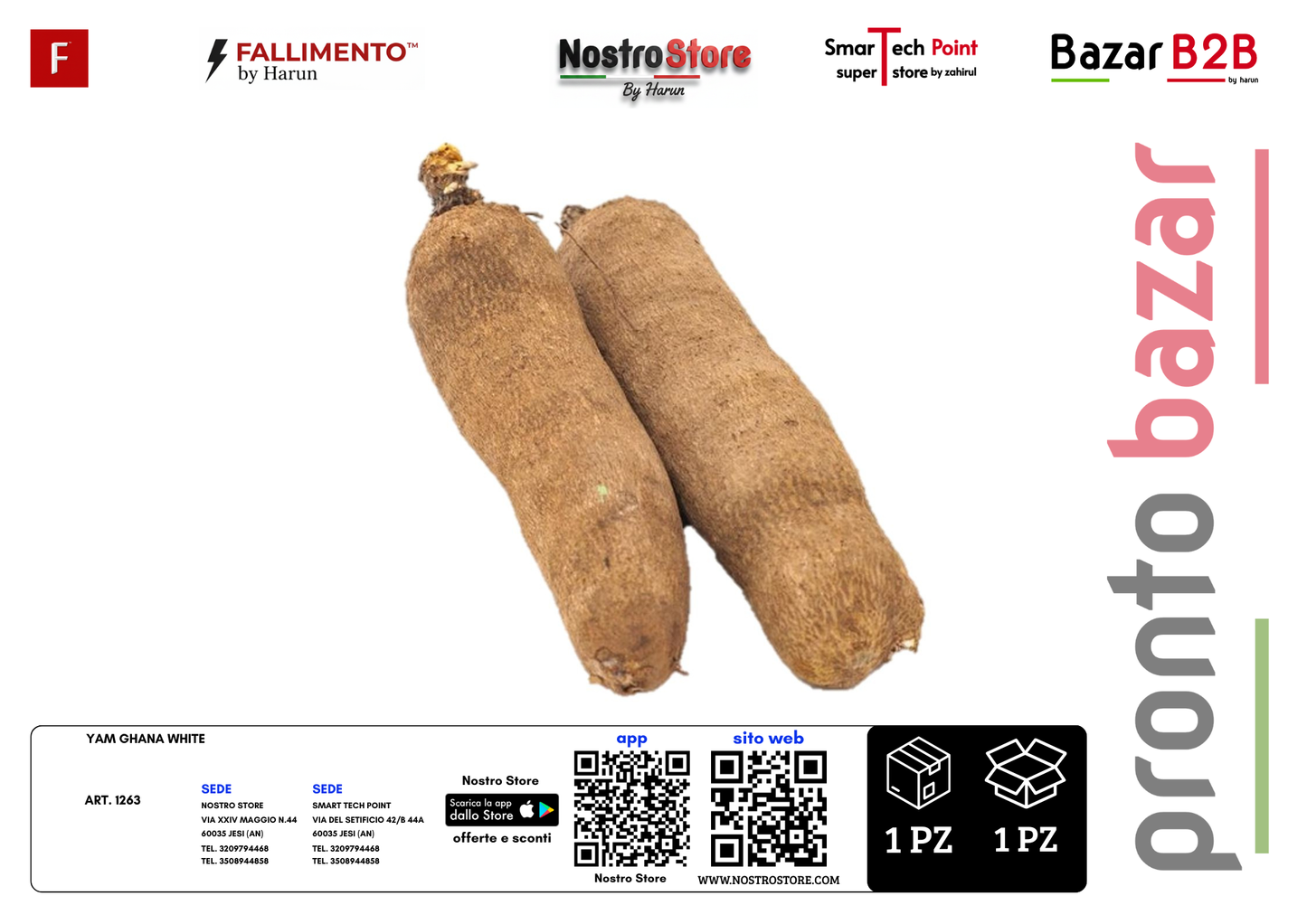 YAM GHANA WHITE
