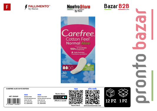 CAREFREE ALOE 30 PZ DISTESO