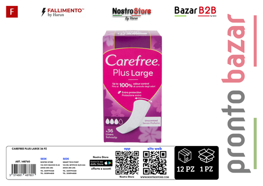 CAREFREE PLUS LARGE 36 PZ