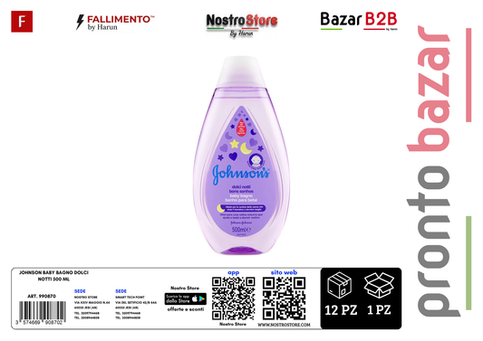 JOHNSON BABY BAGNO DOLCI NOTTI 500 ML