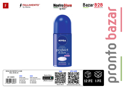NIVEA DEO PROTECT & CARE ROLL-ON ML 50