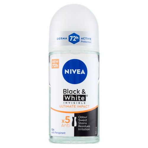 NIVEA DEO BLACK - WHITE ULTIMATE DONNA ROLL ON ML 50