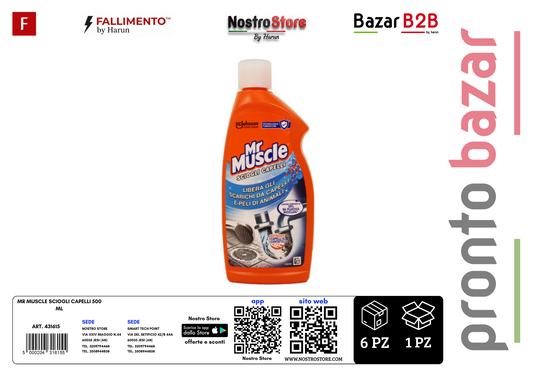 MR MUSCLE SCIOGLI CAPELLI 500 ML