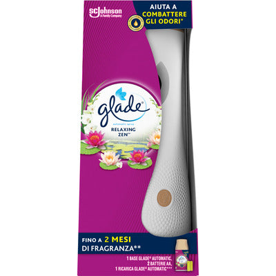 GLADE AUTOMATIC SPRAY BASE DESIGN RELAXING ZEN  1B+1R 269ML