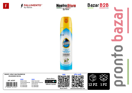 PRONTO  SPRAY MULTISUPERFICIE GELSOMINO 300 ML