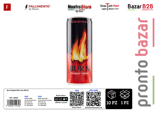 Burn Original Slim Can 250 ml