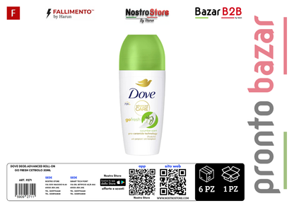 DOVE DEOD.ADVANCED ROLL-ON GO FRESH CETRIOLO 50ML