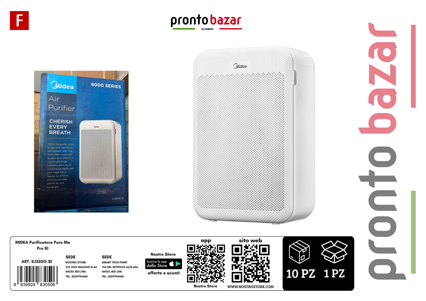 MIDEA Purificatore PureMe Pro S1