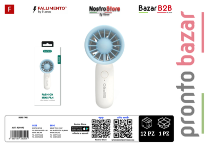MINI VENTILATORE PORTAILE RICARICABILE