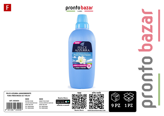 FELCE AZZURRA AMMORBIDENTE PURA FRESCHEZZA 2LT 40LAV
