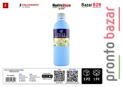 FELCE AZZURRA BAGNOSCHIUMA NARCISO ML650