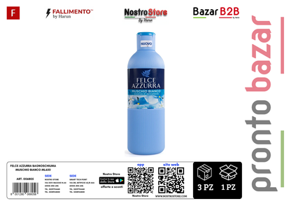 FELCE AZZURRA BAGNOSCHIUMA MUSCHIO BIANCO ML650