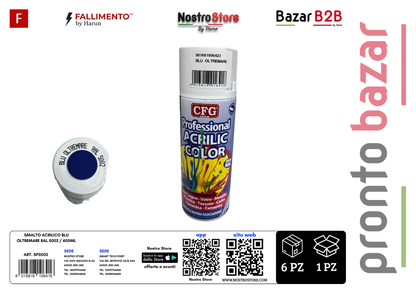SMALTO ACRILICO BLU OLTREMARE RAL 5002 / 400ML