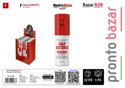 Spray Antiaggressione Al Peperoncino Self Defence