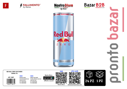 RED BULL ZERO ZUCCHERO 250ML ITA