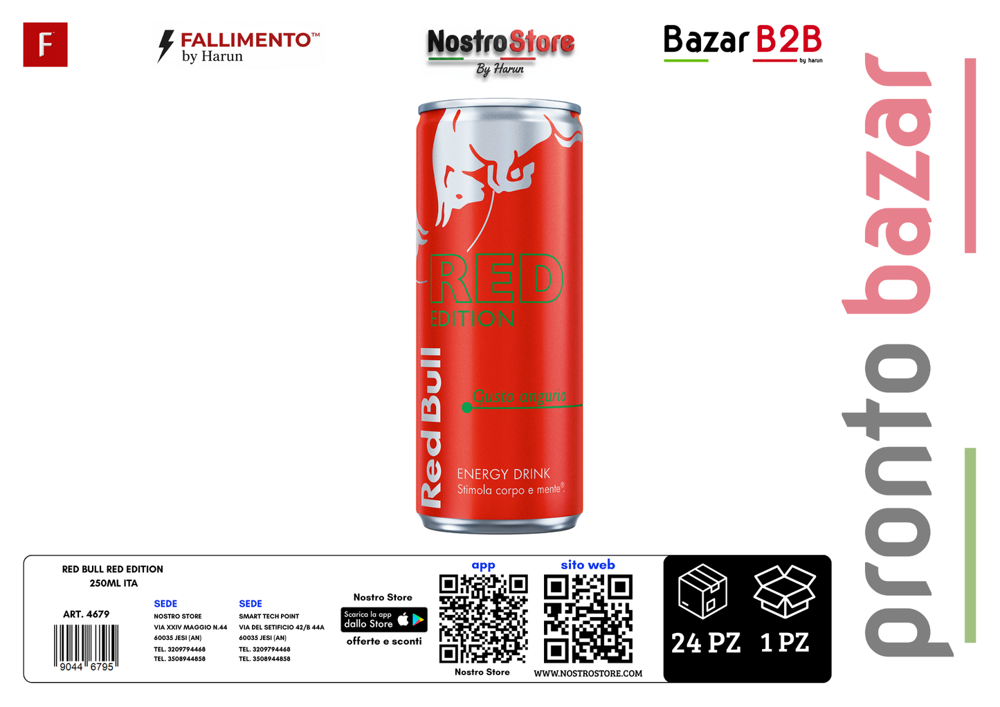 RED BULL RED EDITION 250ML ITA
