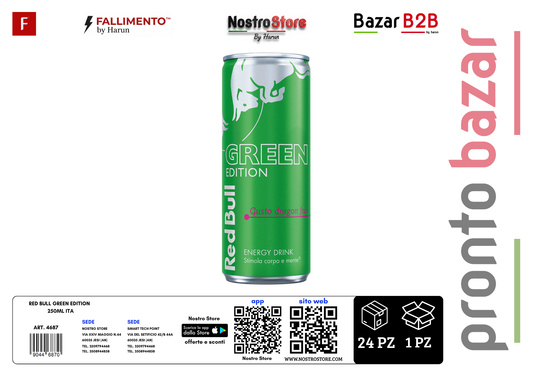 RED BULL GREEN EDITION 250ML ITA
