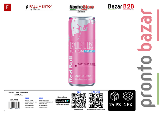RED BULL PINK EDITION SF 250ML ITA