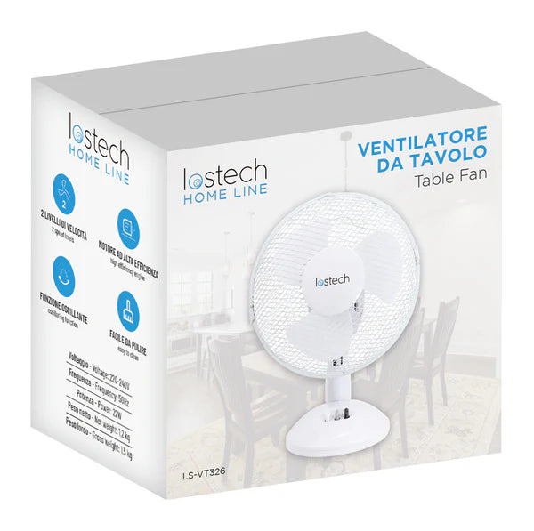 ventilatore da tavolo 22w