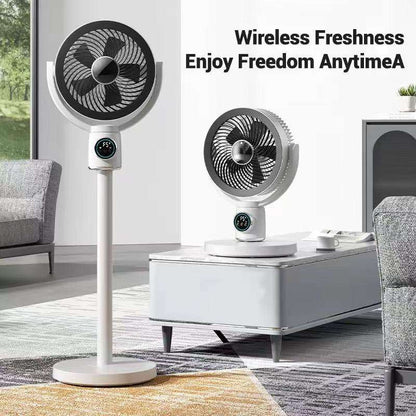 ventilatore a piantana ricaricabile