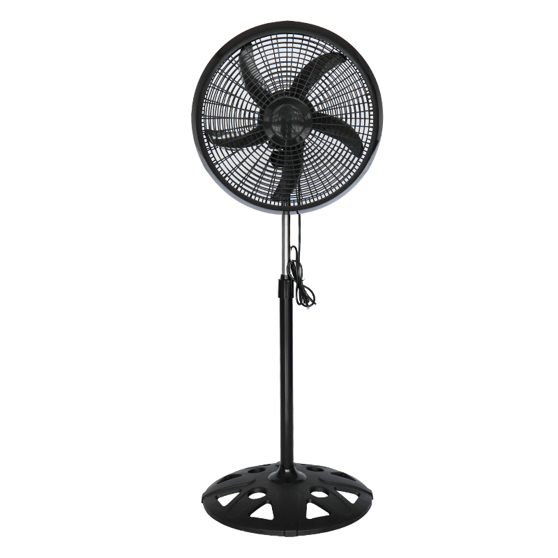 ventilatore a piantana 5 pale plastica 80w