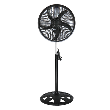 ventilatore a piantana 5 pale plastica 80w