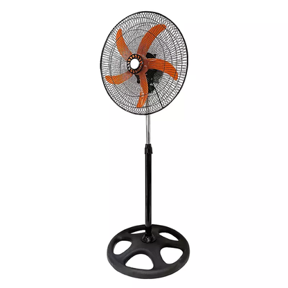 ventilatore a piantana 5 pale plastica 80w