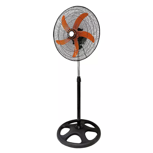 ventilatore a piantana 5 pale plastica 80w