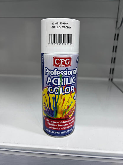 SMALTO ACRILICO GIALLO CROMO RAL 1007 / 400 ML
