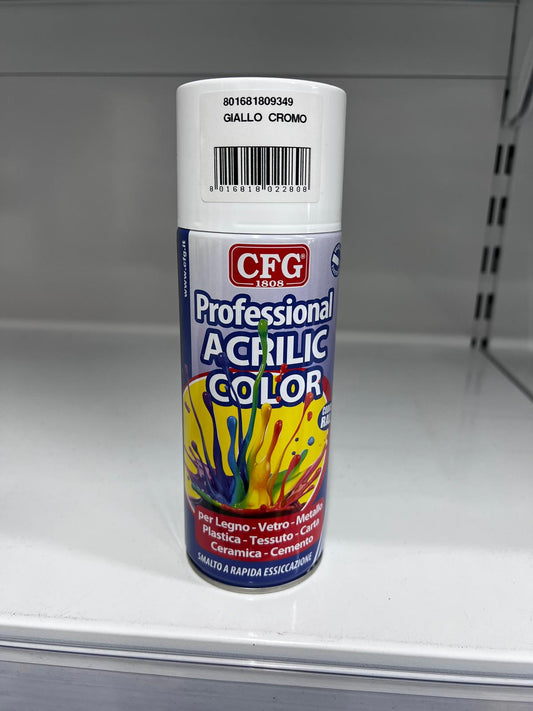 SMALTO ACRILICO GIALLO CROMO RAL 1007 / 400 ML