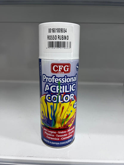 SMALTO ACRILICO ROSSO RUBINO RAL 3003 / 400 ML