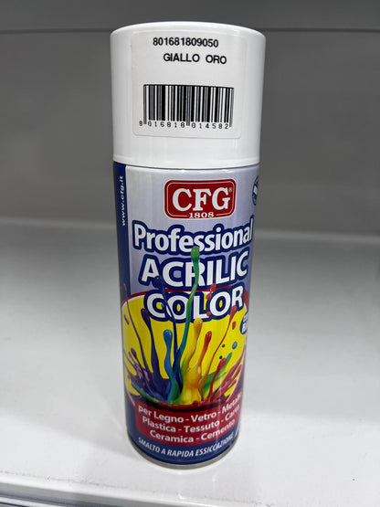 SMALTO ACRILICO GIALLO ORO RAL 1023/ 400 ML