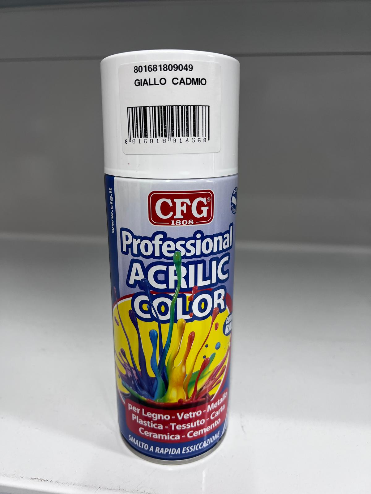 SMALTO ACRILICO GIALLO CADMIO RAL 1021/ 400ML