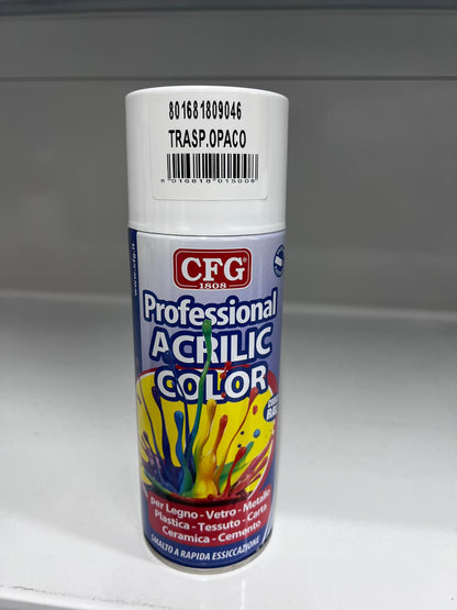 SMALTO ACRILICO TRASPARENTE OPACO / 400 ML