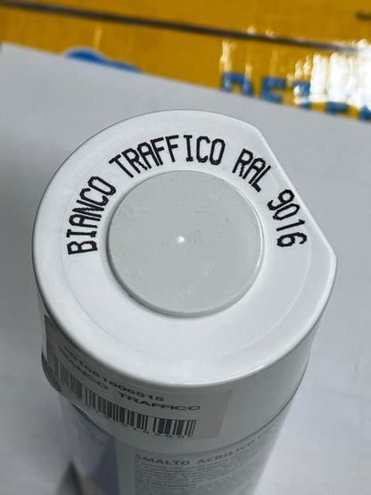 SMALTO ACRILICO BIANCO TRAFFICO RAL 9016 / 400ML