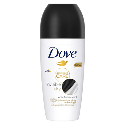 DOVE DEOD.ADVANCED ROLL-ON INVISIBLE DRY 50ML