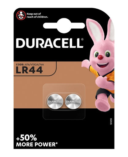 DURACELL ELECTRONICS LR44 - BLISTER 2 PEZZI