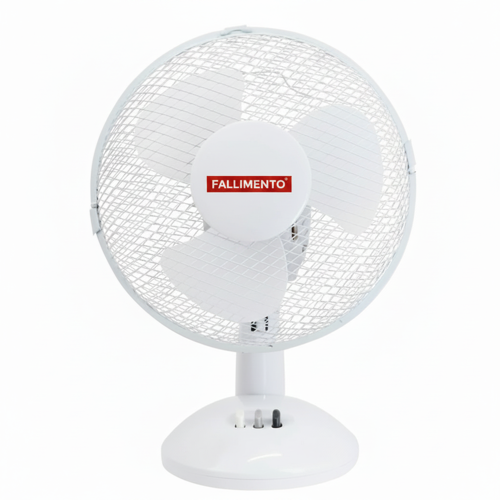 Ventilatore Logo Fallimento Rosso